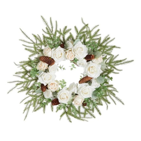 CORONA ROSE CM.80 WHITE